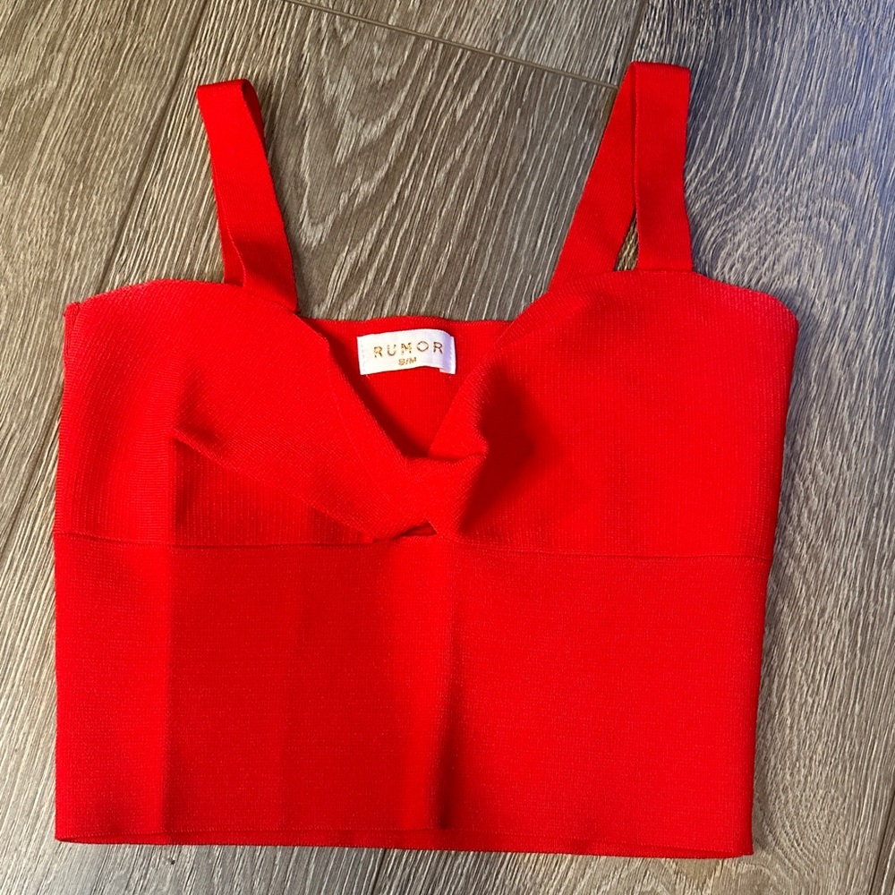 RUMOR Red Women's Top